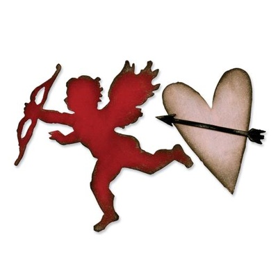 Ніж для вирубки від Sizzix - Bigz Die - Love Struck, 3 шт.