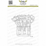 Акриловий штамп Lesia Zgharda Букеті тюльпанів FL242