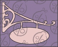 Чипборд. Кованая вывеска. Маленькая, cb-99