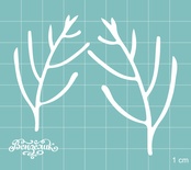 Чипборд від Вензелик - Набір гілок 26, розмір: 76x66 мм