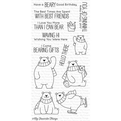 Акриловый штамп My Favorite Things - BB Polar Bear Pals, 13 шт.