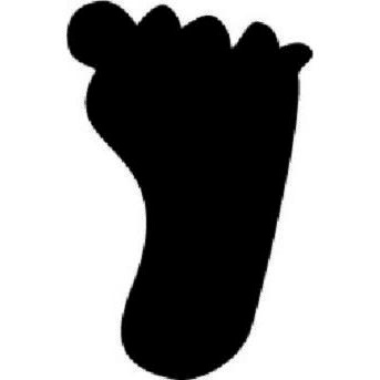 Фигурный дырокол Чарівна Мить - Ножка, размер 1.8 см