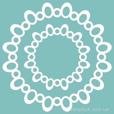 Чипборд від Вензелик - Набір рамок 13, 80x80 мм, розмір: 80x80 мм