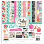 Набор бумаги от Echo Park - Party Time, 30х30см, 12+2 листа