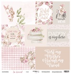 Аркуш односторонній Scrapmir - Card з колекції So Loved, 30x30 см