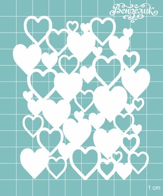 Чипборд от Вензелик - Фон 45, размер: 100x84  мм