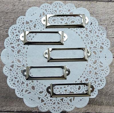 Рамки металлические декоративные - Сталь, 5 шт.