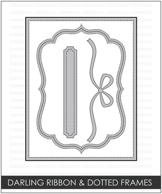 Ножі від Studio Katia - Darling Ribbon & Dotted Frames