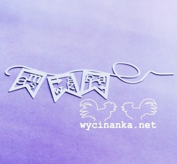 Маска-шаблон від Wycinanka - Гірлянда