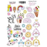 Набор наклеек My tiny sparrow girl, ТМ Фабрика Декора