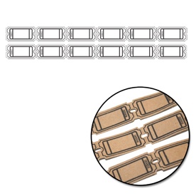 Набір крафт - білетиків від Maya Road - Mini Ticket Strips, 36 шт. (3 смужокочки з 12 шт.).