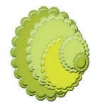 Ножи от Spellbinders - CLASSIC SCALLOP OVAL (SM)
