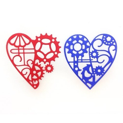 Ніж для вирубки Crafty Ann - Hearts 2 (Steampunk)