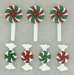 Набір декоративних ґудзиків Dress It Up - Christmas Candy