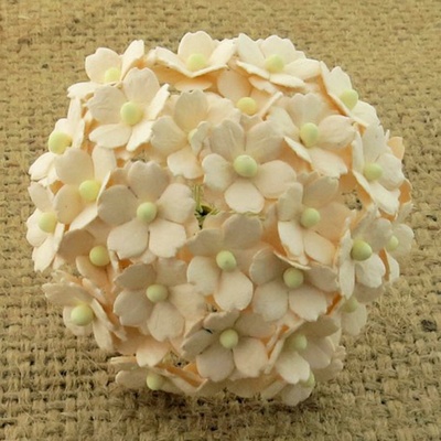 Квіточки Sweetheart, ніжний - персиковий, 15мм, 10 шт.