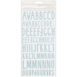 Стікери-алфавіт пуфі від Crate Paper - StarLight - Turquoise - Little You, 169 скикерів