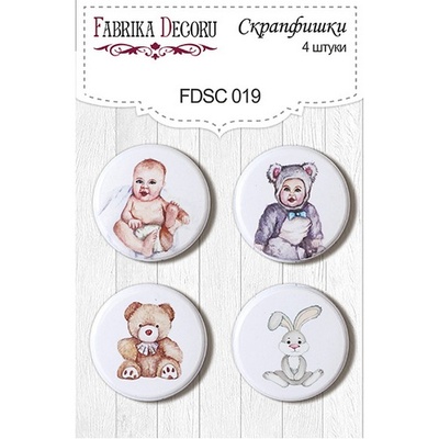 Набор скрапфишек Фабрика Декору из 4 шт. FDSC 019
