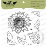 Набор акриловых штампов Lesia Zgharda FL142 Подсолнух, 7 шт