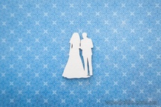 Чипборд от WOODchic - Пара "Невеста и жених"