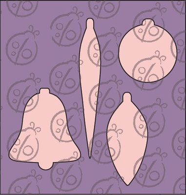 Чипборд. Набір "На ялинку" Маленький