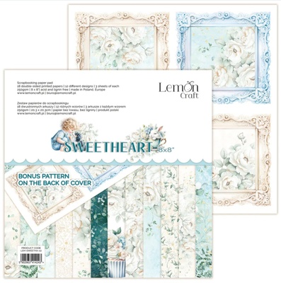 Набір паперу для скрапбукінгу Lemoncraft - Sweetheart, 20.3х20.3 см