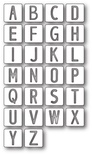 Ножі від Memory Box - Alphabet Tile Letters craft die