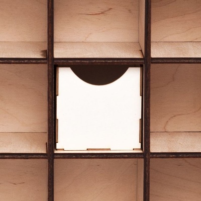 Коробка для адвент-календаря від ТМ "Вензелик", 53*53*53 мм, КК-07