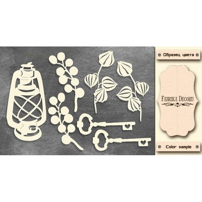 Набір чіпбордів Sentimental story, колір молочний, ТМ Фабрика Декору