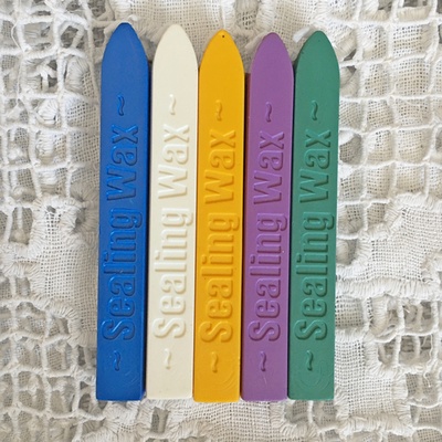 Воск для сургучной печати, цвет желтый, 9х1х1см, 1 штука