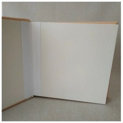 Заготовка для альбому в м'якій обкладинці (сіро - бузковий) 10 аркушів, розмiр 20*20 см з пивного картонуʼ