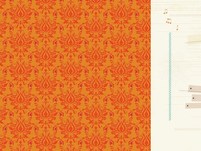 Аркуш двостороннього скрап-паперу Kaisercraft - Hopscotch Collection - Wonderous, 30,5x30,5см