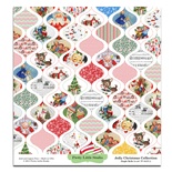 Аркуш паперу для скрапбукінгу від Pretty Little Studio - Jingle Bells Pattern Paper