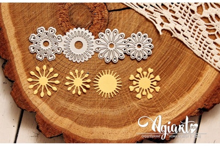 Ножи для вырубки от AgiArt "Набор тычинок"