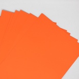 Двосторонній аркуш паперу, колір помаранчевий, розмір А4, 120г.кв