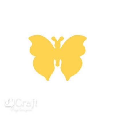 Дірокол фігурний 2,5см Метелик 4, TM dpCraft (Dalprint)