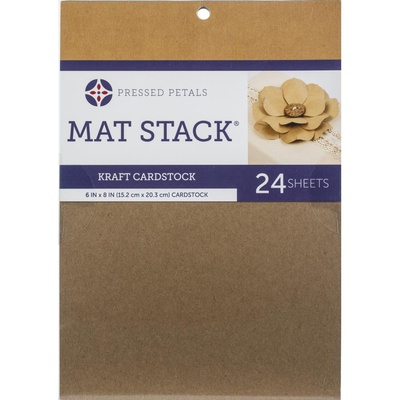 Набір кардстоку DCWV Specialty Card Stack 6"х8" 15.2x20.3см, 24 аркуші, крафт