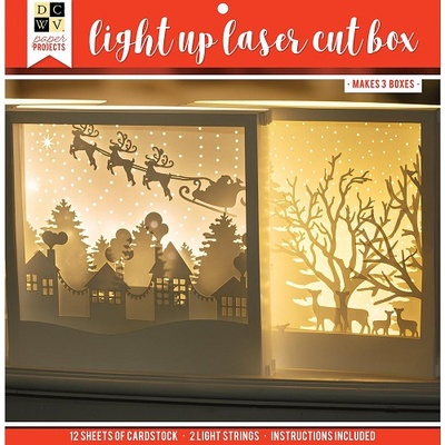 Набор DCWV Laser-Cut Light Up Box - Makes 3