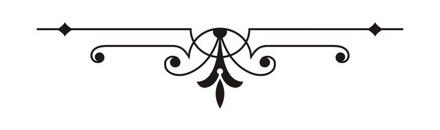 Акриловый штамп KR011 Виньетка, размер 5,2 * 1,2 см