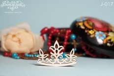 Чипборд від Вензелик - Корона 02, розмір: 38x59 мм