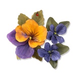 Ножі від Sizzix - Susans Garden - Framelits Dies- Flower Pansy / Violet