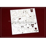 Чипборд Scrapiniec - Дитячий набір Bobas, 22 елементи