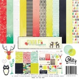 Набір паперу і наліпок від Glitz Design - Finnley Collection Pack, 30x30 см