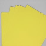 Двосторонній аркуш паперу, колір лимонний, розмір А4, 120г.кв