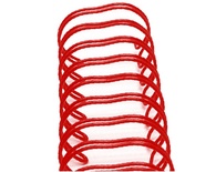 Спіраль для біндера Zutter - Bind - It - All - червоний, 19 мм, 6 штук