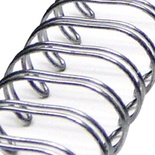 Спираль для биндера Zutter - Bind-It-All - цвет серебро, 12 мм, 6 штук