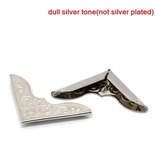 Металлические уголки для альбомов, 32х23 мм, цвет серебро, 4 шт.