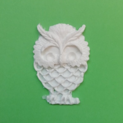 Гнучкі пластикові фігурки - Сова, 5x3.5см