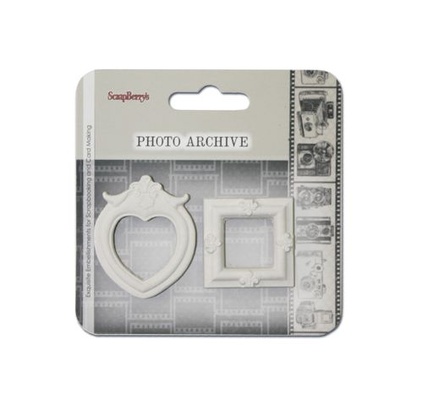 Набор гипсовых фигурок Рамочки - коллекция Фотоархив,  2 шт.