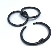 Кольцо для альбома, черный, диаметр - 38 мм, 1 шт.