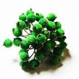 Ягодки в обсыпке, цвет зеленый, 30 шт.